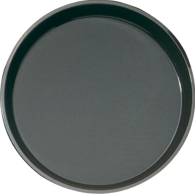 [ NON-SKID TRAY,FG,ROUND,BLACK,1 ]