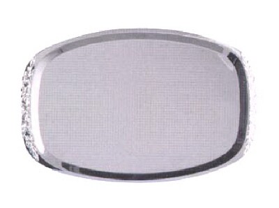 [ SERVICE TRAY,S/S,RECT,12-3/8