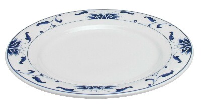 [ CAMEO, BLUE LOTUS, ROUND PLATE ]