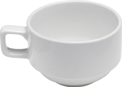 [ CAMEO, WHITE, COFFEE CUP, 7 OZ ]