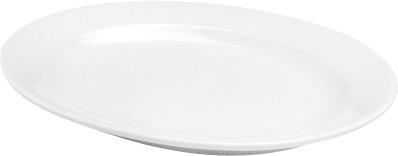 CAMEO, WHITE, OVAL PLATTER, 10-1/4