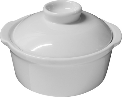 [ CAMEO, WHITE, SMALL POT W LID, ]