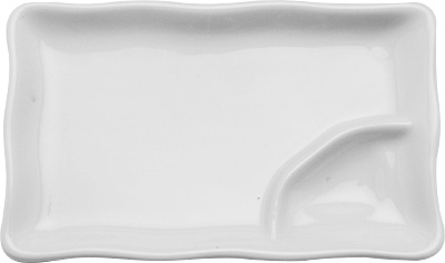 [ PLATE, RECT, PLAIN WHITE, 7.5