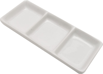 [ SAUCE DISH, PLAIN WHITE, 6