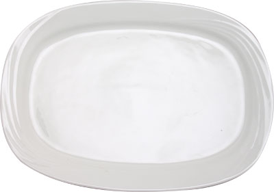 [ PLATE, RECT, BONE WHITE, 11.5