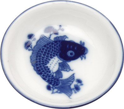 BLUE FISH, DISH, RD, 4