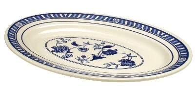 [ CLASSIC PEONY, PLATTER, 15-1/2 ]