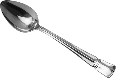 [ DINNER SPOON, SHELLY PATTERN - ]