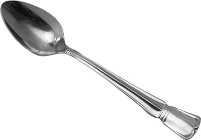 [ TEA SPOON, SHELLY PATTERN - TT ]