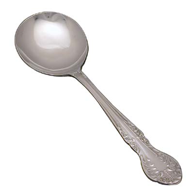 [ LARGE SOUP SPOON, BLOSSOM PATT ]