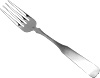 [ DINNER FORK, MONTEREY PATTERN ]