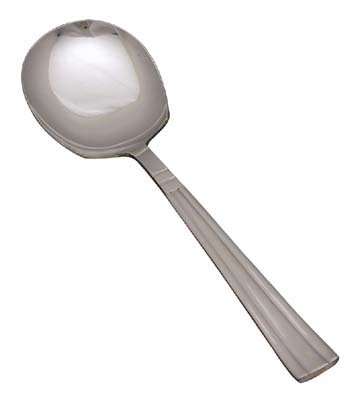 [ SERVING SPOON, REGENCY PATTERN ]