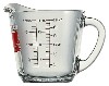 [ 55177R MEASURING CUP, GLASS, 16 OZ ]