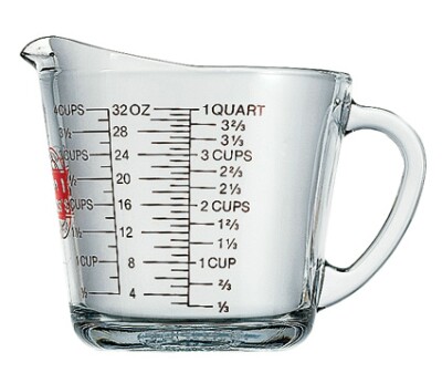 [ 55178R MEASURING CUP, GLASS, 3 ]