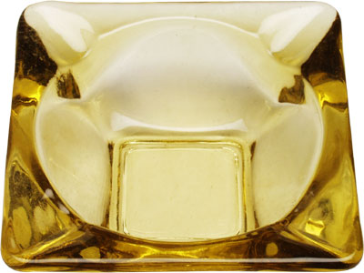 [ N30 SQUARE ASH TRAY, 3-1/2