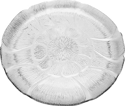 15515 PLATE, BOUQET, 10-3/4