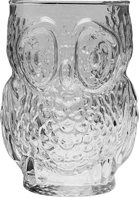 [ 2434 OWL GLASS - TTGL333 - Lib ]