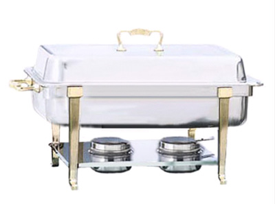 [ CHAFER, FULL SIZE, 8 QT, GOLDE ]