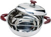 [ FONDUE DIVIDED POT, S/S,11" D ]