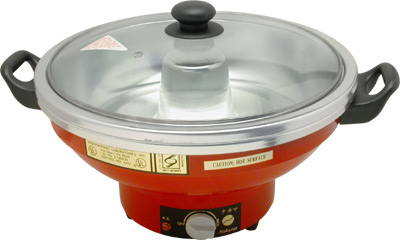 [ FONDUE POT, ELECTRIC, 13.5