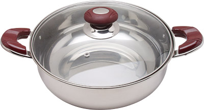 [ FONDUE  POT, S/S, 12