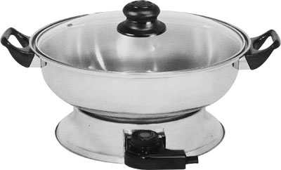 [ FONDUE POT, ELECTRIC, 12