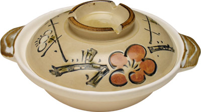 [ FIRE POT, CERAMIC, PLUM, 7.5