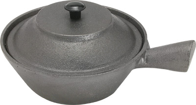 FIRE POT, CAST IRON, 1 HANDLE, 6