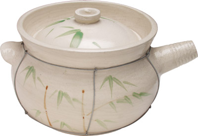 [ SOUP POT, CERAMIC, 1-HANDLE, W ]