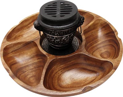 [ PUPU PLATTER SET, BLACK, 5 COM ]