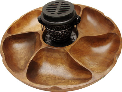 [ PUPU PLATTER SET, BLACK, 6 COM ]