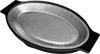 [ SIZZLING PLATTER SET,ALUM,OVAL,11"X7" ]