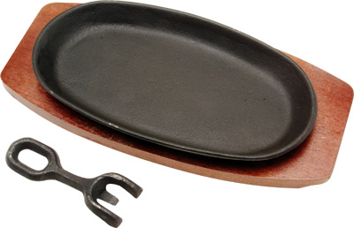 [ SIZZLING PLATTER SET,CAST IRON ]