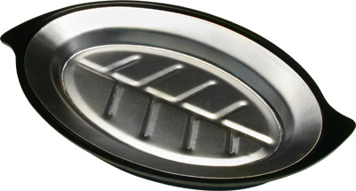 [ SIZZLING PLATTER SET,S/S,LEAF, ]