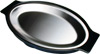 [ SIZZLING PLATTER SET,S/S,OVAL,11"X7" ]