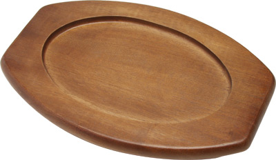 [ SIZZLING HOLDER, WOOD, OVAL, 1 ]