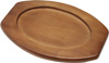 [ SIZZLING HOLDER, WOOD, OVAL, 12" ]