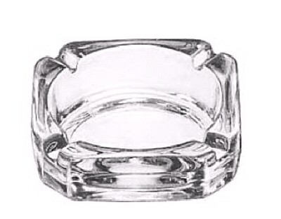 [ ASH TRAY,GLASS,3-3/4