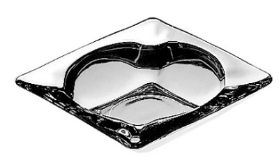 [ ASH TRAY,GLASS,4-5/8