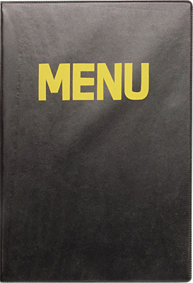 [ MENU COVER, 8-1/4