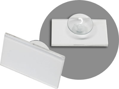 MENU HOLDER, PLASTIC, 2-3/4