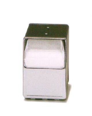 [ NAPKIN DISPENSER,CHROME/ WALNU ]