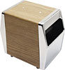 [ NAPKIN DISPENSER,LIGHT OAK,4"X6" ]