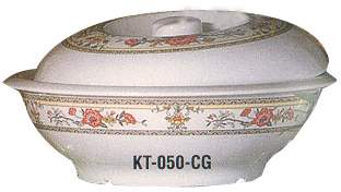 [ BOWL, MEL., C.GARDEN, W/LID, 1 ]
