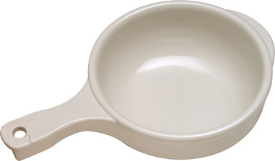 [ BOWL, MEL., W/HANDLE, 12 OZ.,  ]
