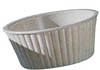 [ FLUTED RAMEKIN, MEL., 1 OZ., WHITE ]