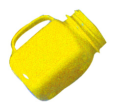 [ MASON JAR, MEL., 16 OZ., YELLO ]