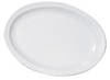 [ PLATTER, MEL.,  9-7/8" X 6-3/4", WHITE ]