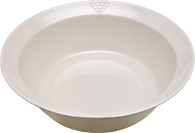 [ BOWL, MEL., BONE WHITE, 18