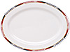 [ PLATTER, MEL, WATER BELT, OVAL 16" X 12" ]